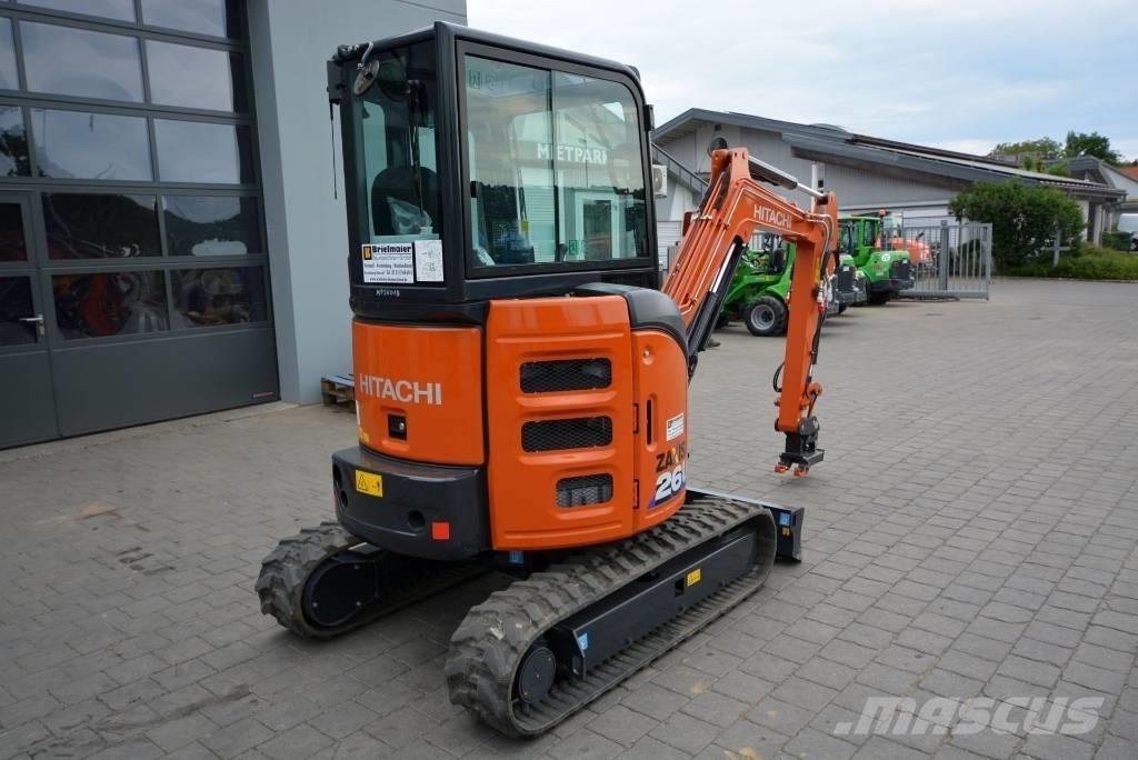 Hitachi ZX 26 U-6 소형 굴삭기 7톤 미만