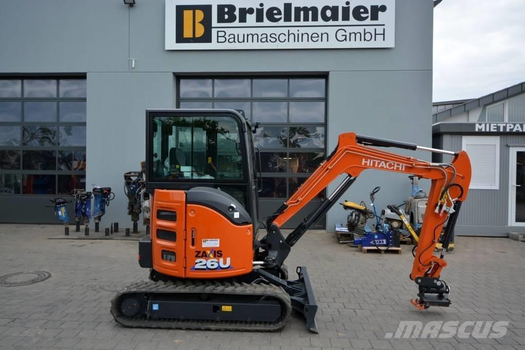 Hitachi ZX 26 U-6 소형 굴삭기 7톤 미만