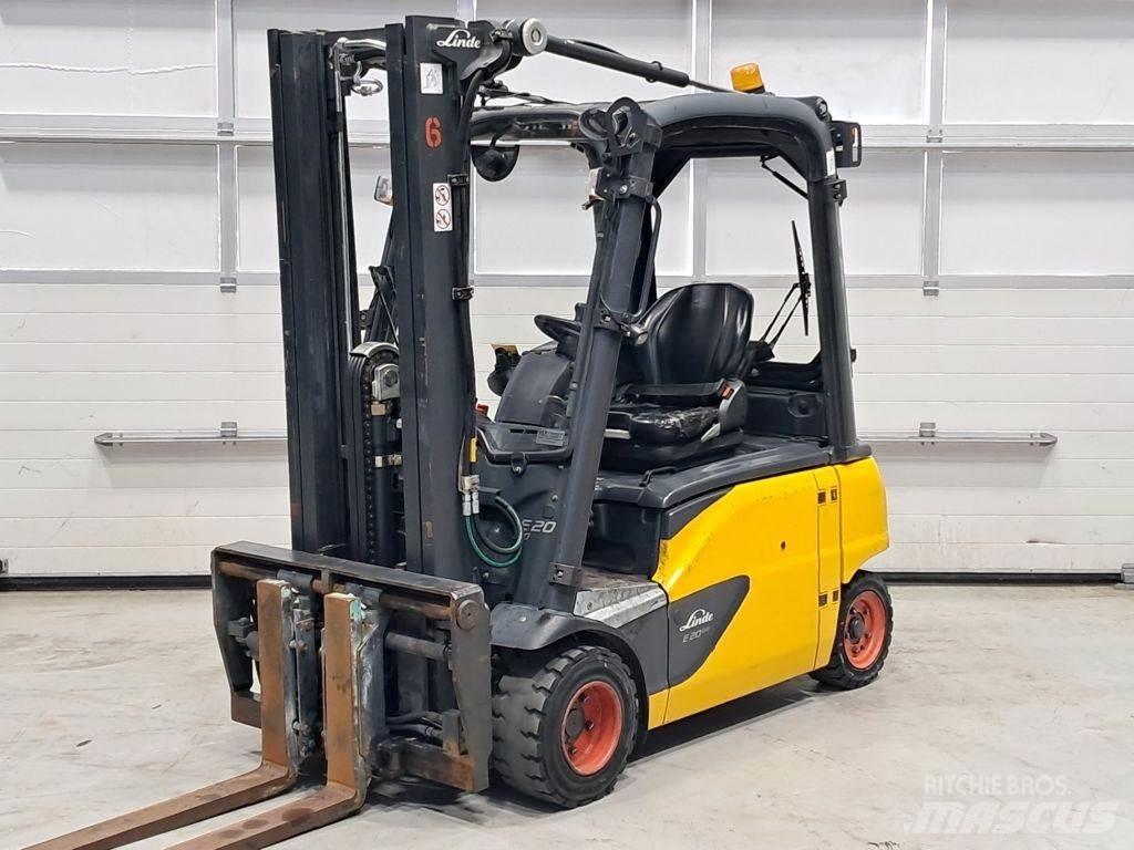 Linde E20PL-02 전동 지게차