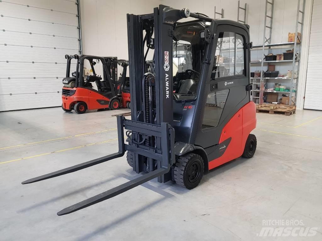 Linde H16D 디젤 지게차