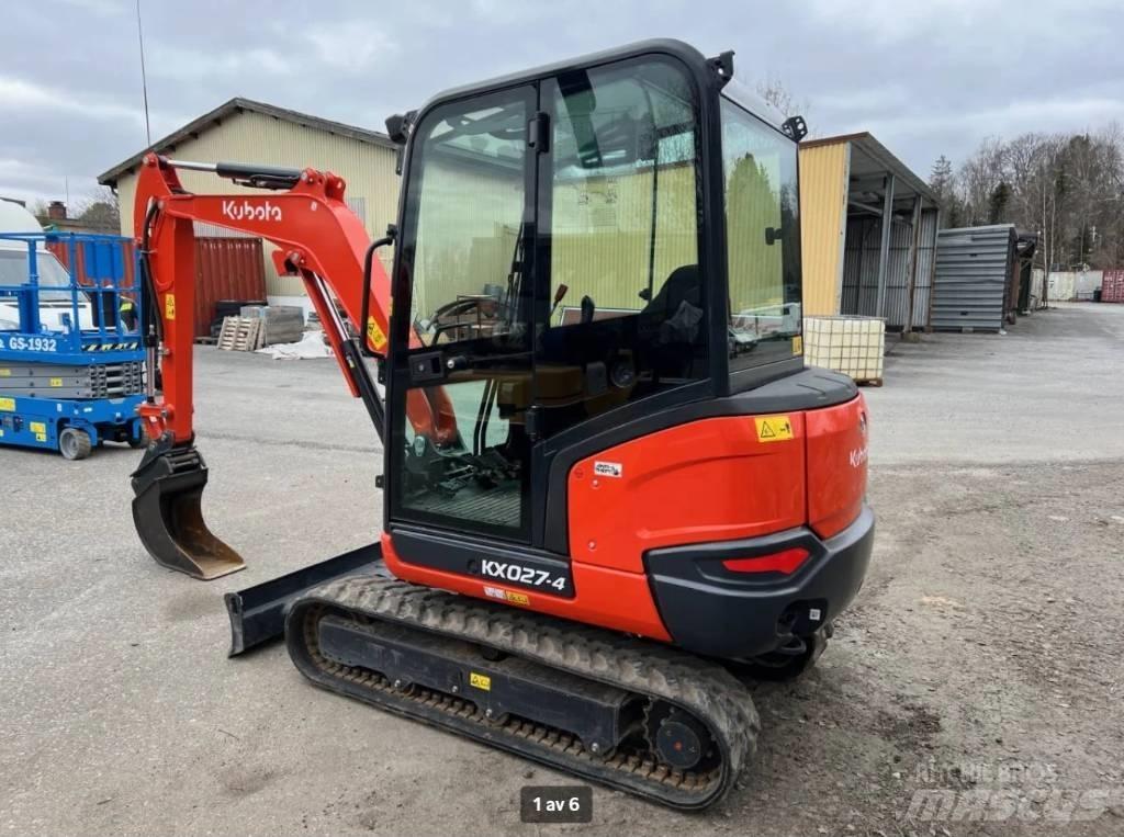 Kubota KX 027 소형 굴삭기 7톤 미만