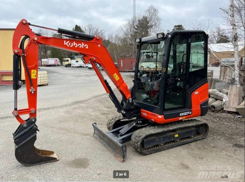 Kubota KX 027 소형 굴삭기 7톤 미만
