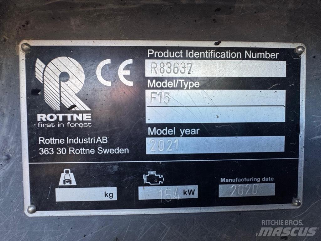 Rottne F15D 원목 포워더