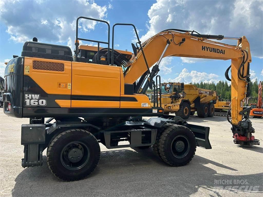 Hyundai HW160  휠 굴삭기