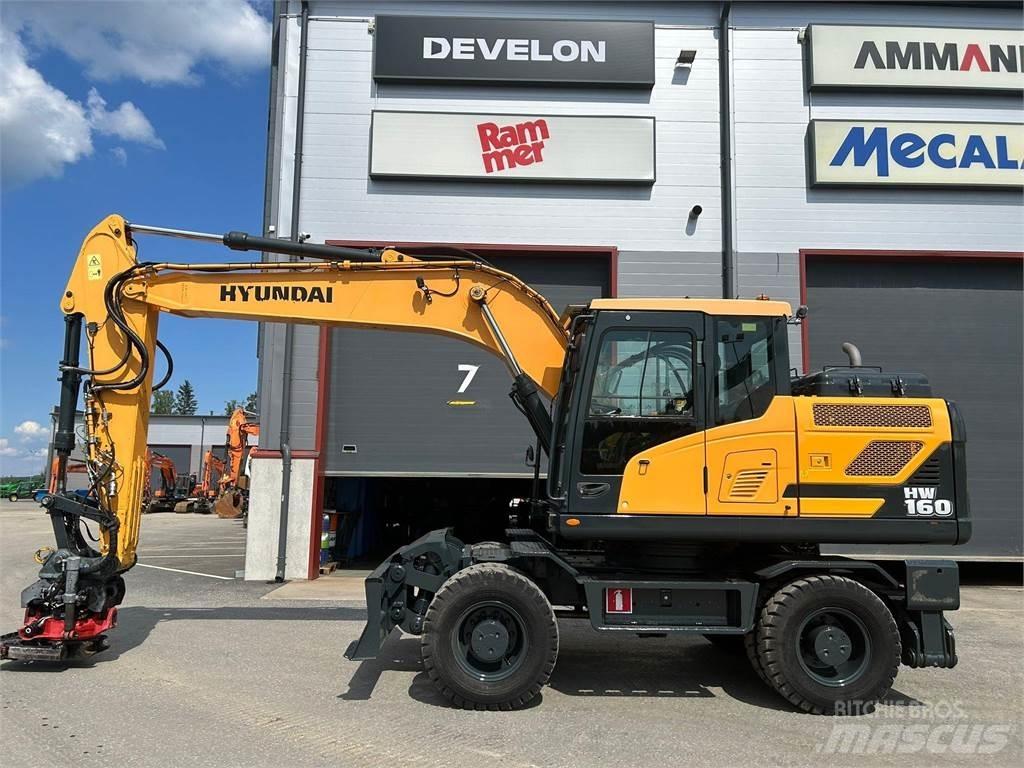 Hyundai HW160  휠 굴삭기