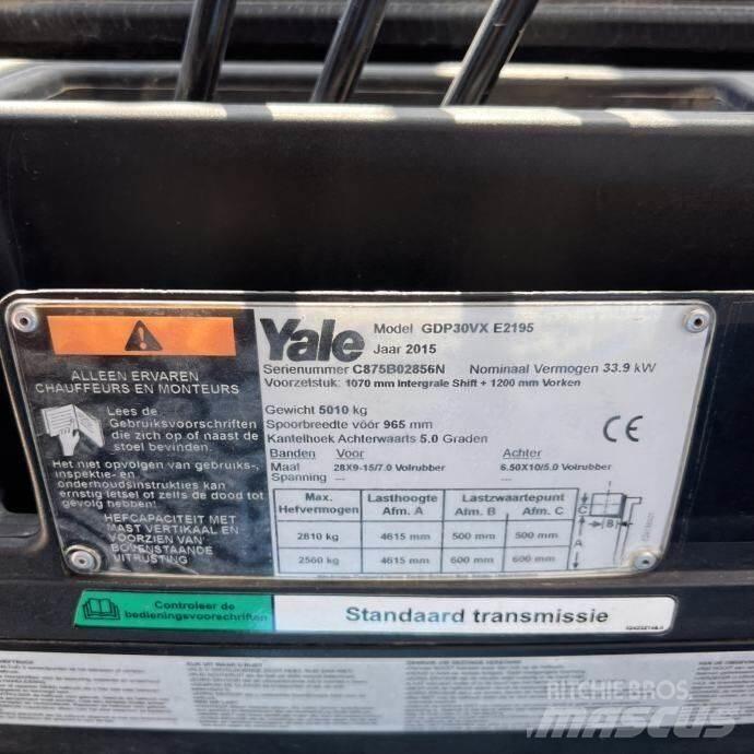 Yale GDP30VX 디젤 지게차
