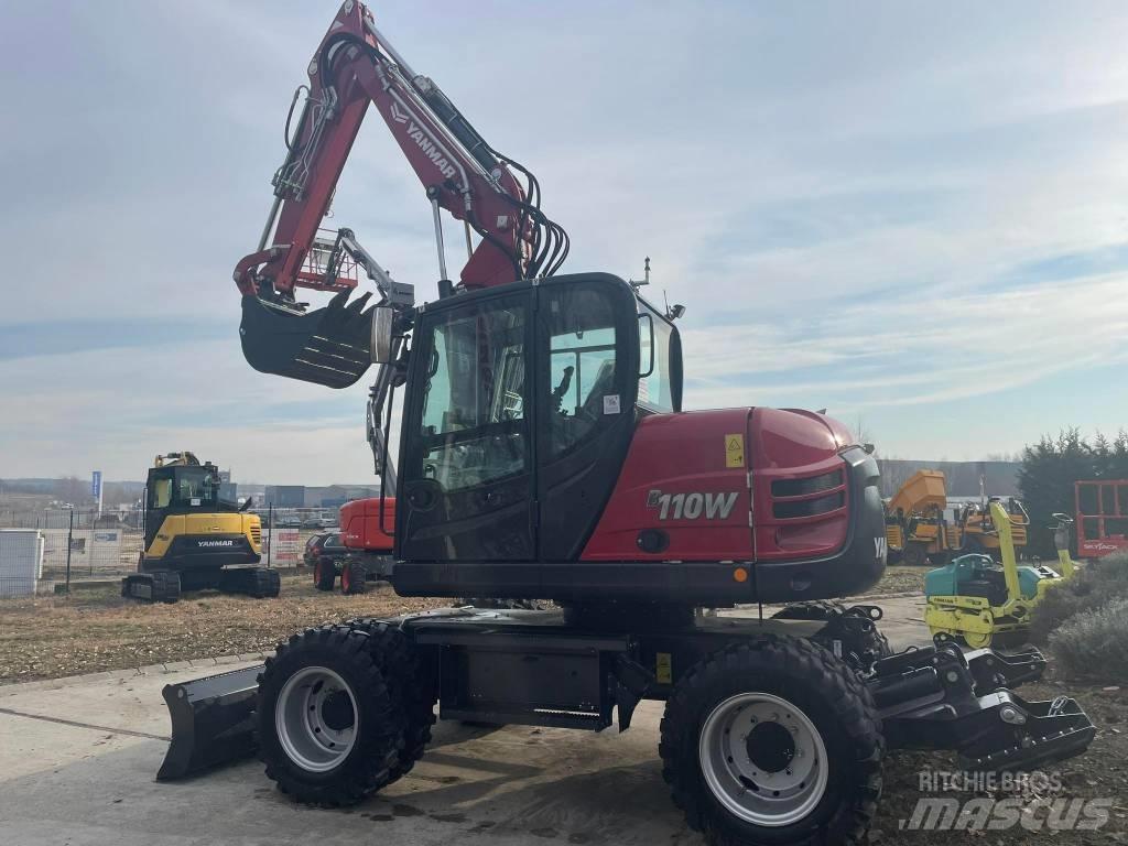 Yanmar B110W  휠 굴삭기
