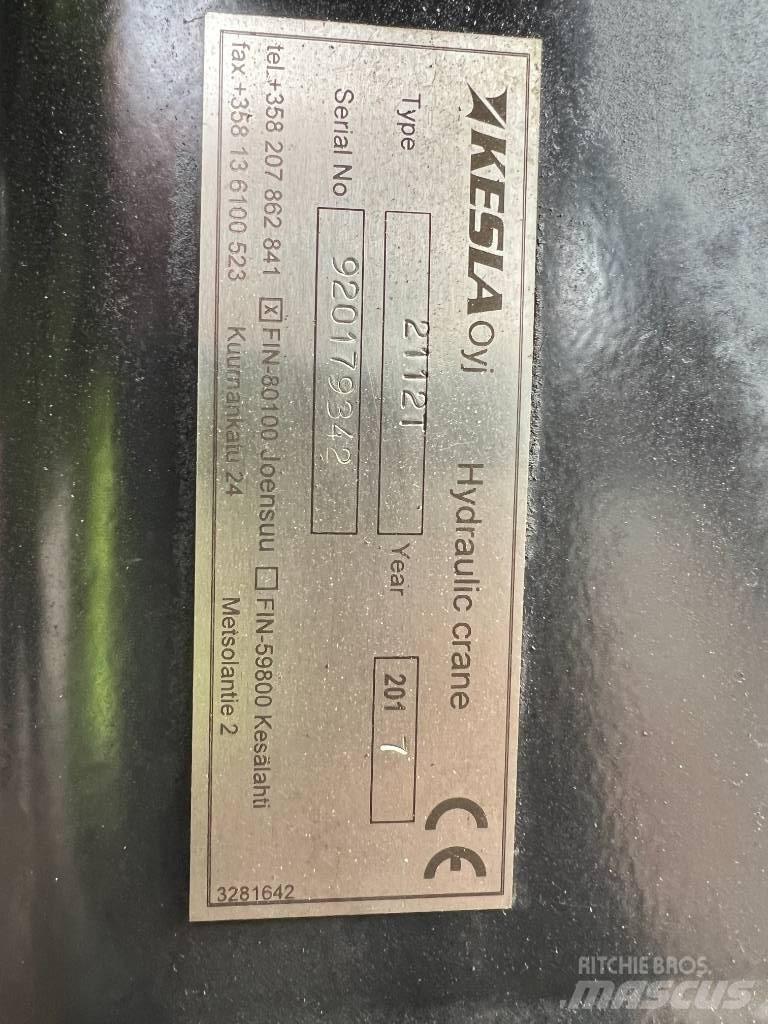 Kesla 2112T 목재 크레인