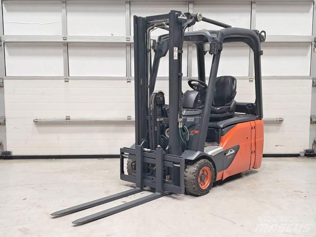 Linde E16-02 전동 지게차