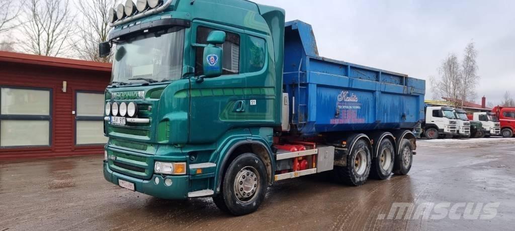 Scania R 480 스킵 로더 트럭