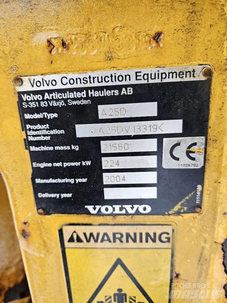 Volvo A25D / a30, a35 연결식 홀러