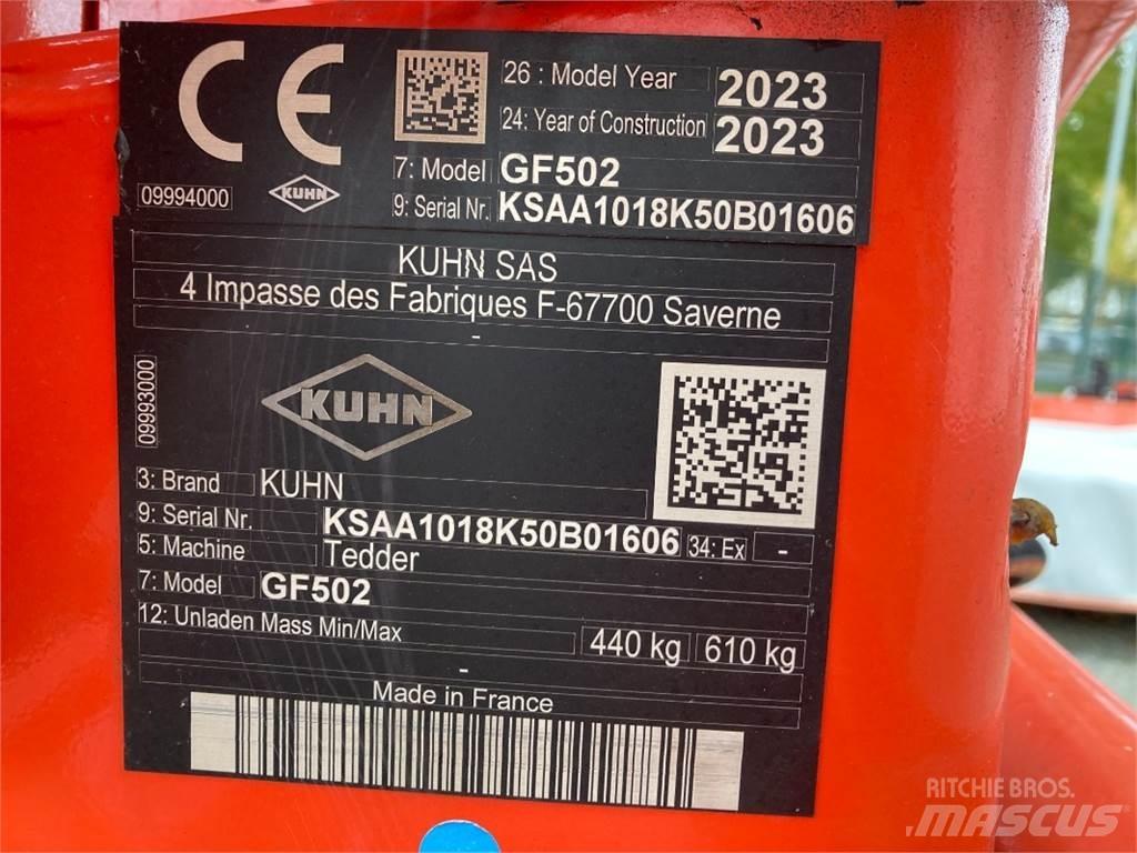 Kuhn GF 502 갈퀴 및 테더