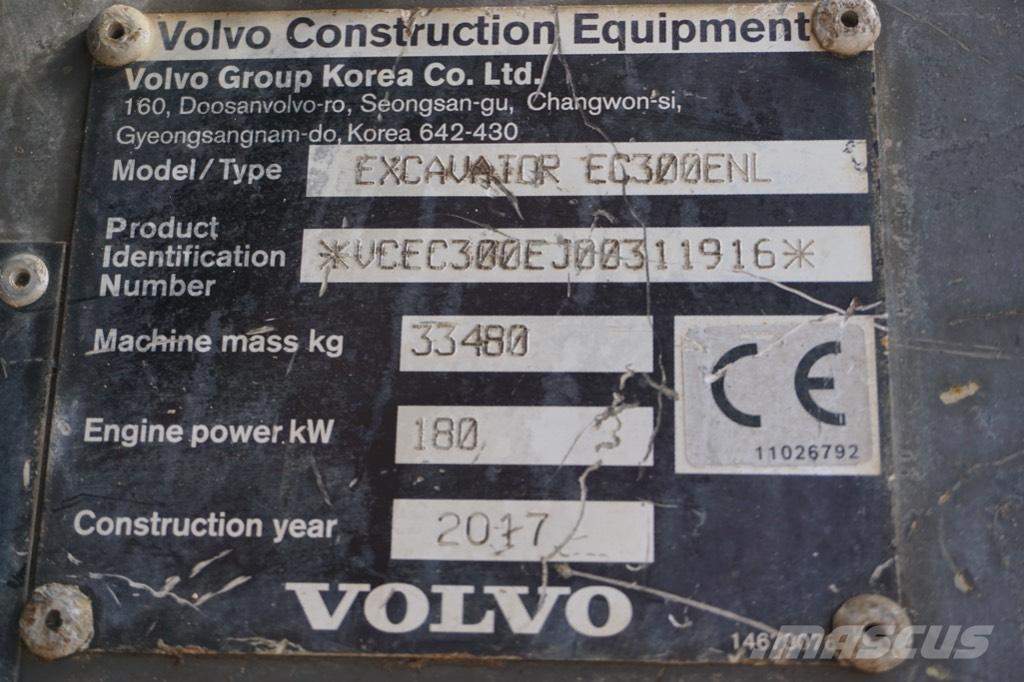 Volvo EC 300 E 대형 굴삭기 29톤 이상