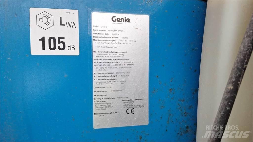 Genie S60HCE 견인식 전동이동 리프트