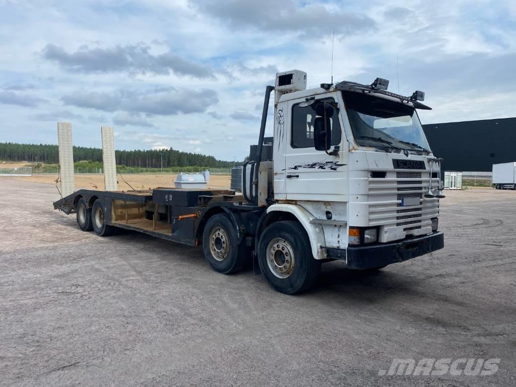 Scania R142H 8X2 플랫베드/드롭사이드 트럭
