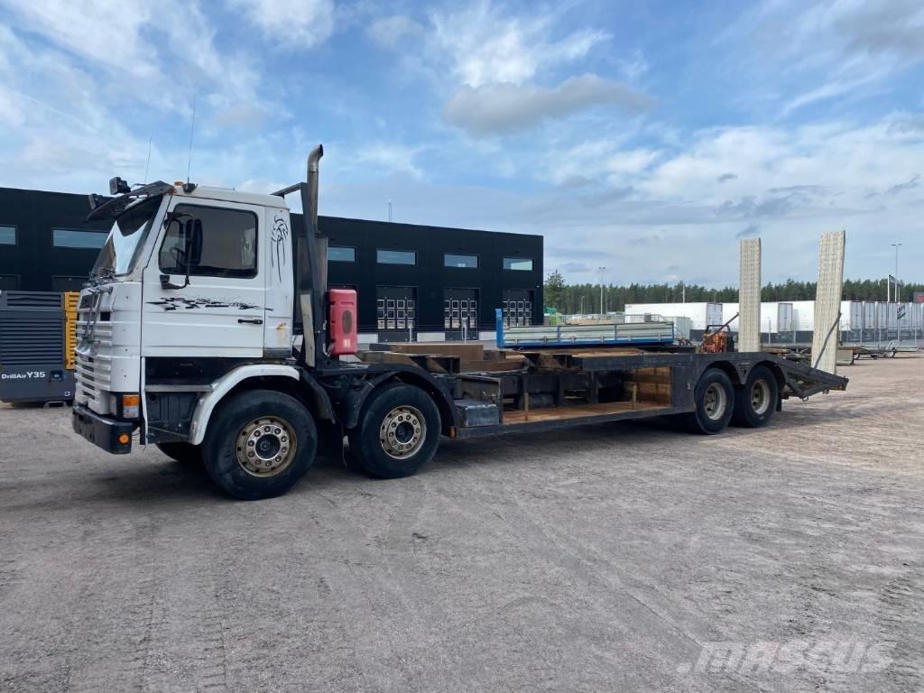 Scania R142H 8X2 플랫베드/드롭사이드 트럭