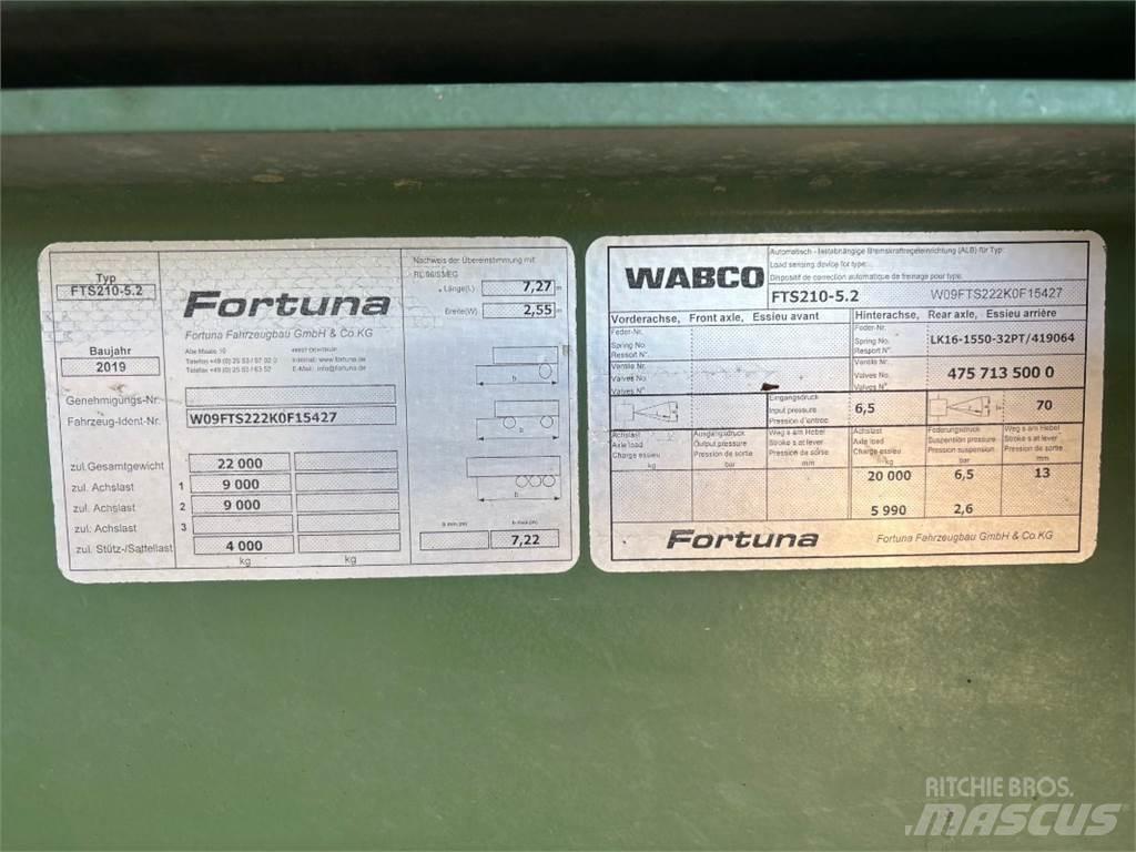 Fortuna FTS 210 대형곤포 트레일러