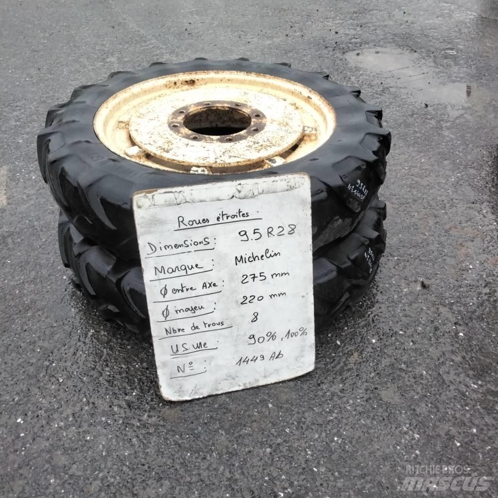 Michelin 9.5R28 타이어, 휠 및 림