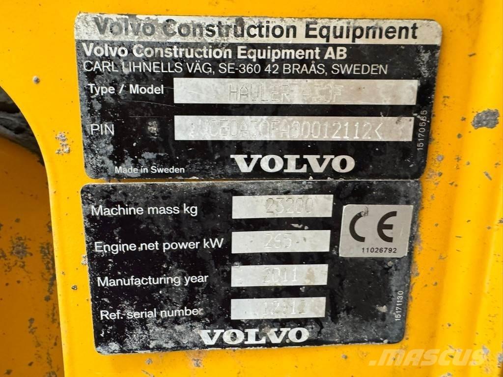 Volvo A30F 연결식 홀러