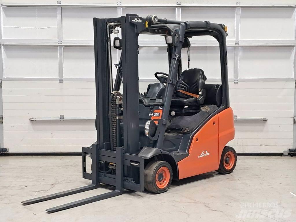 Linde H16D 디젤 지게차