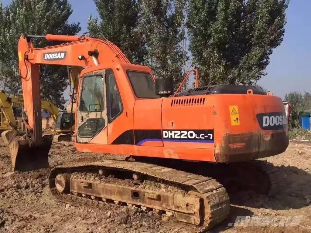 Doosan dh220lc-7 대형 굴삭기 29톤 이상