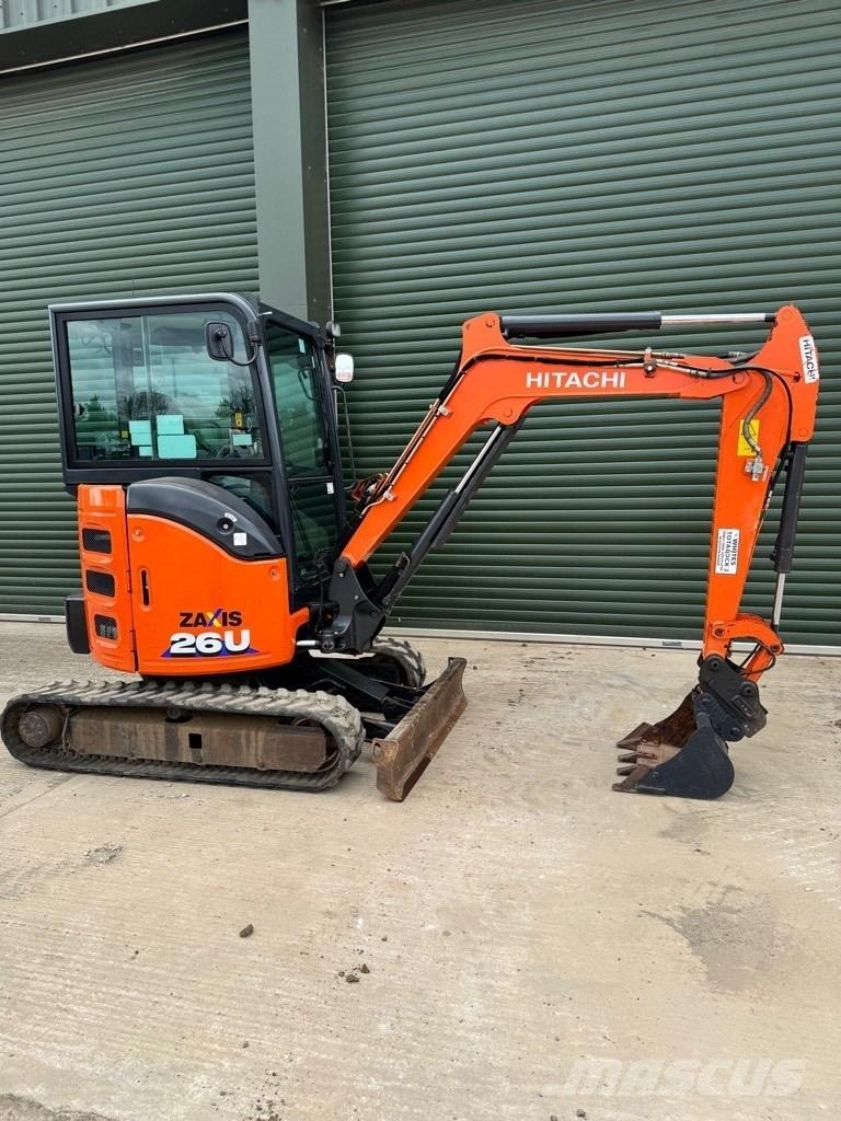 Hitachi 26U-6 CR 소형 굴삭기 7톤 미만