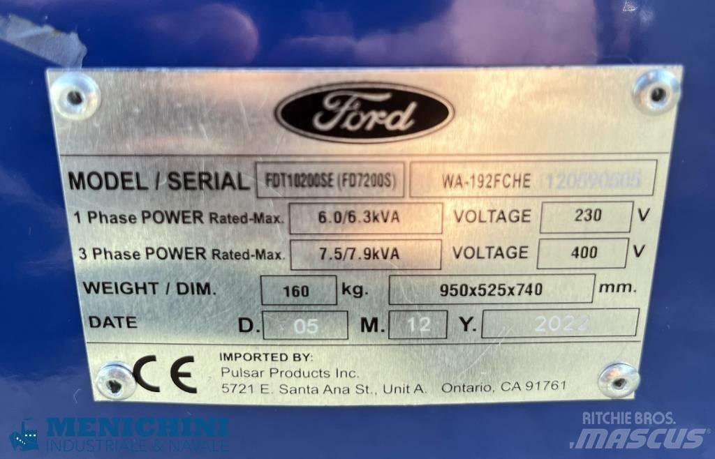 Ford FDT10200SE 디젤 발전기
