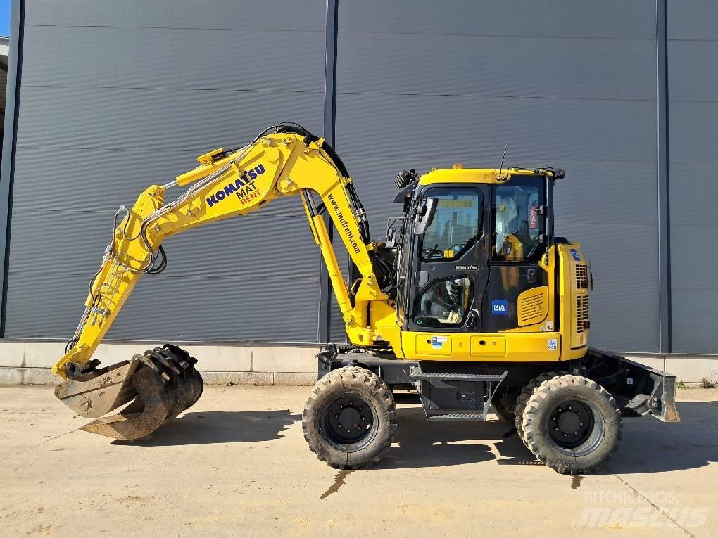 Komatsu PW98MR-11E0  휠 굴삭기