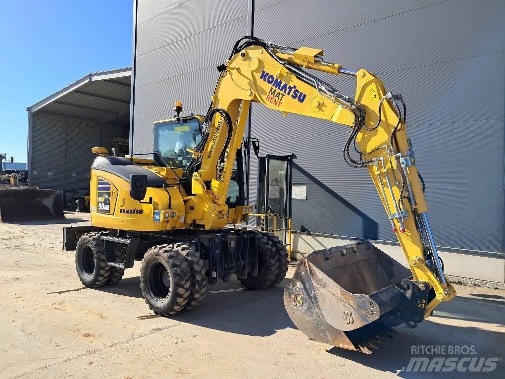 Komatsu PW98MR-11E0  휠 굴삭기