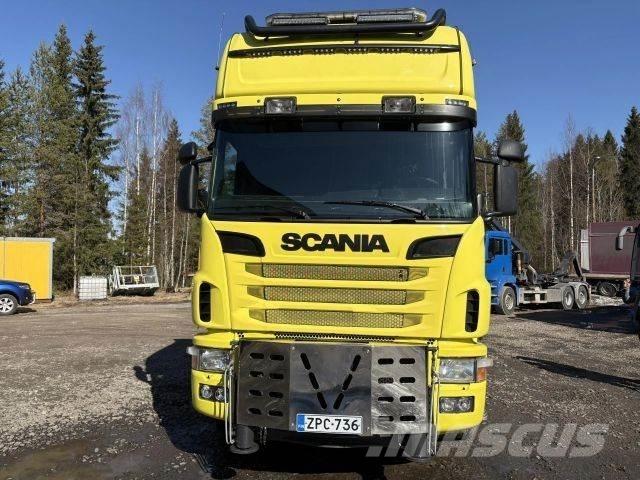 Scania R164G 8*4 크레인 트럭