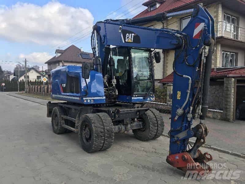 CAT M318f 318 f  휠 굴삭기