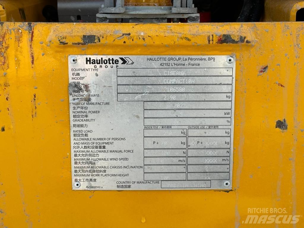 Haulotte COMPACT 10N 가위형 리프트