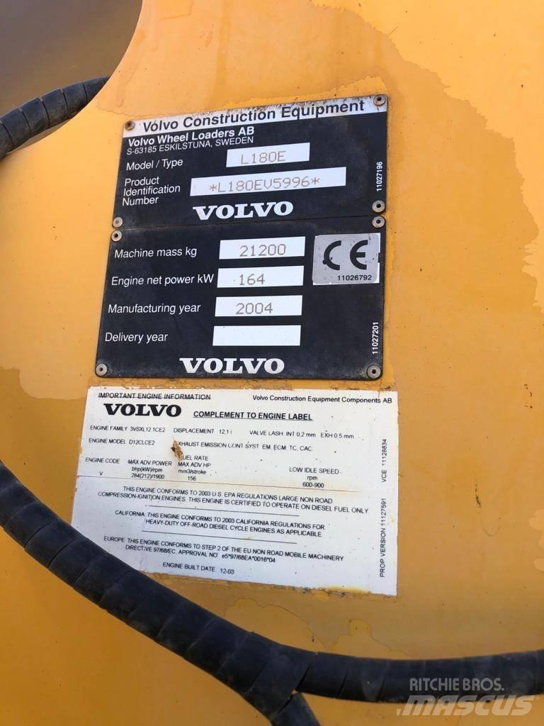 Volvo L 180 E  휠로우더