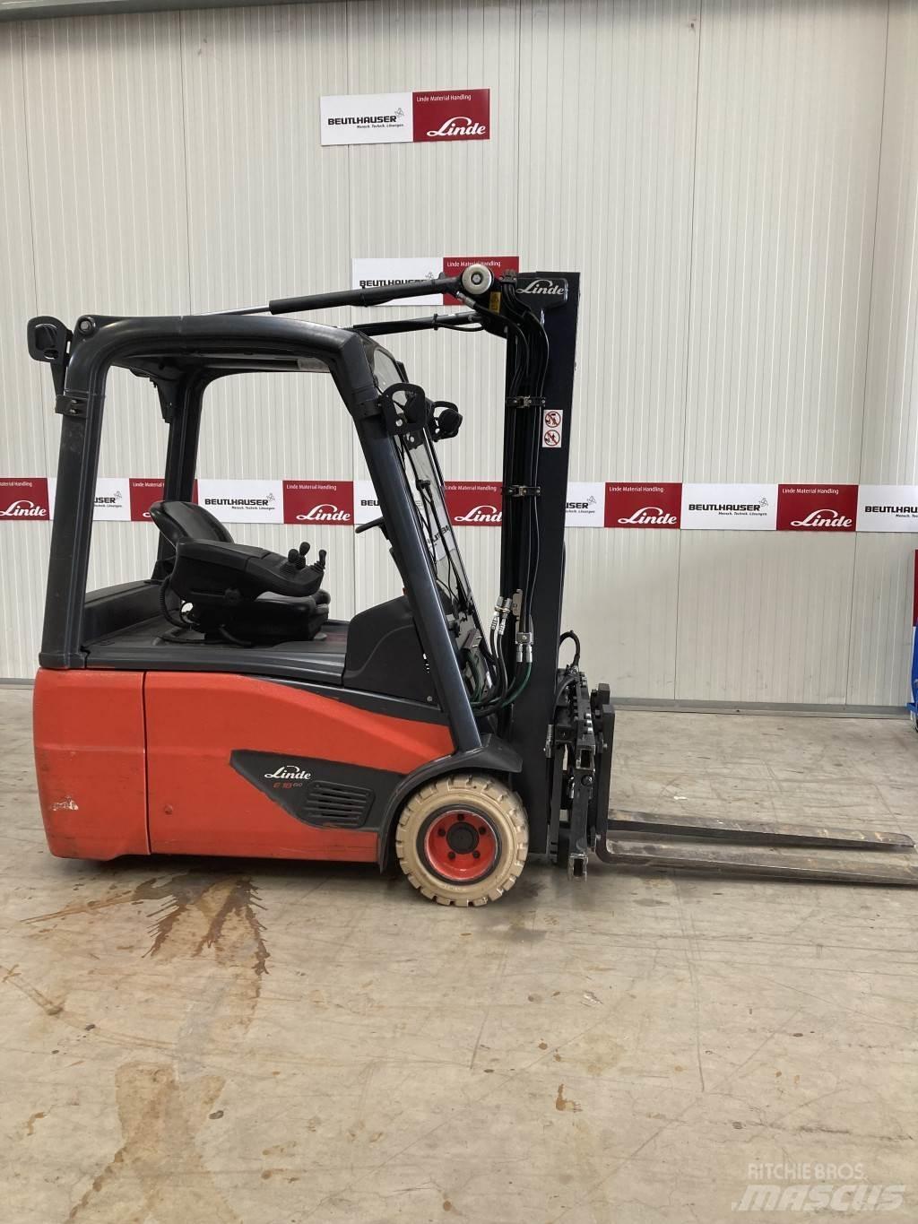 Linde E18 전동 지게차