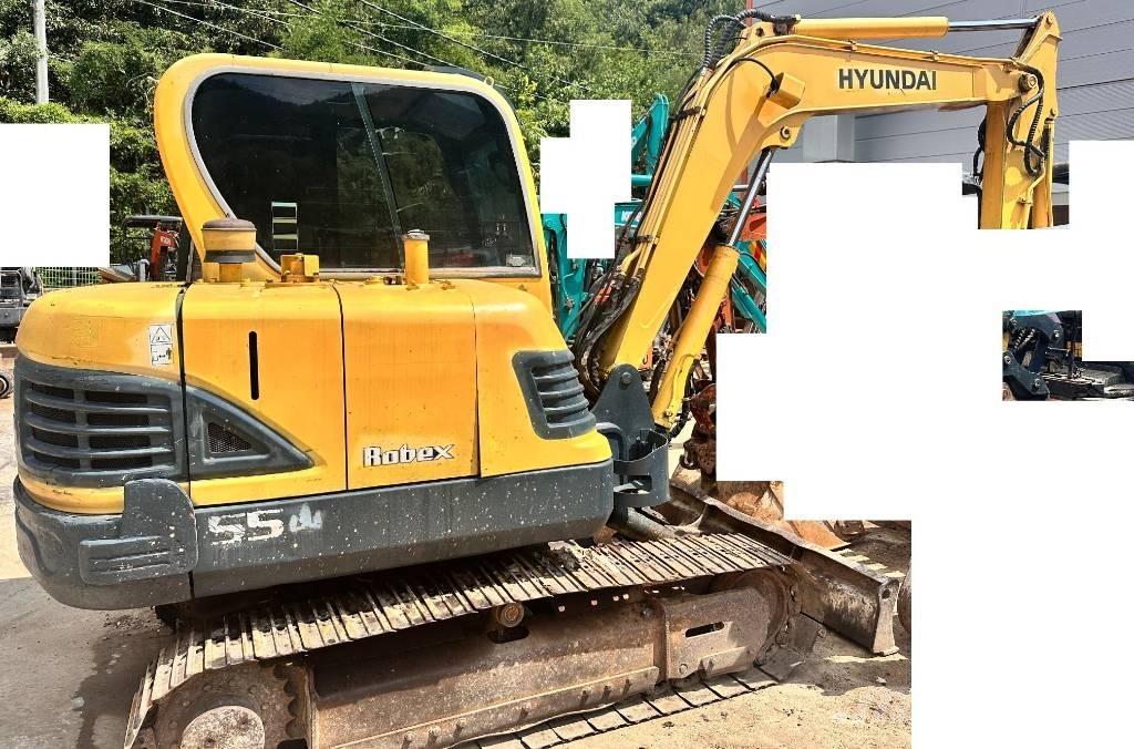 Hyundai Robex 55 소형 굴삭기 7톤 미만