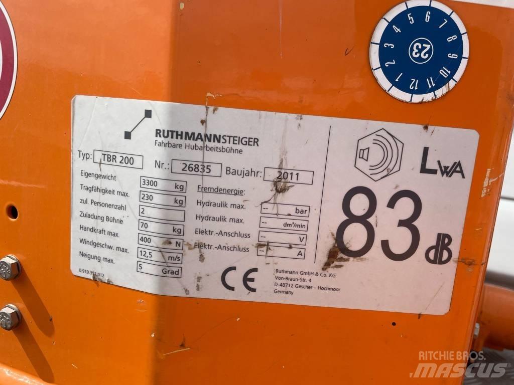Ruthmann TBR 200 트럭 탑재 고소작업대