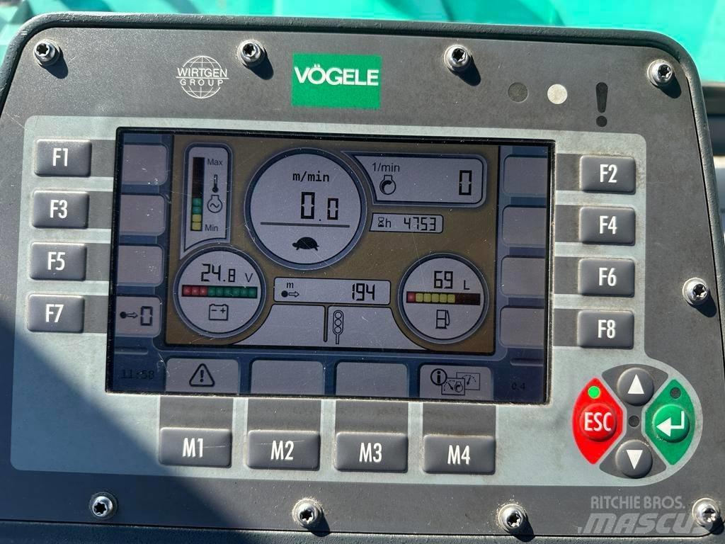 Vögele Super 1300-3i 아스팔트 포장장비