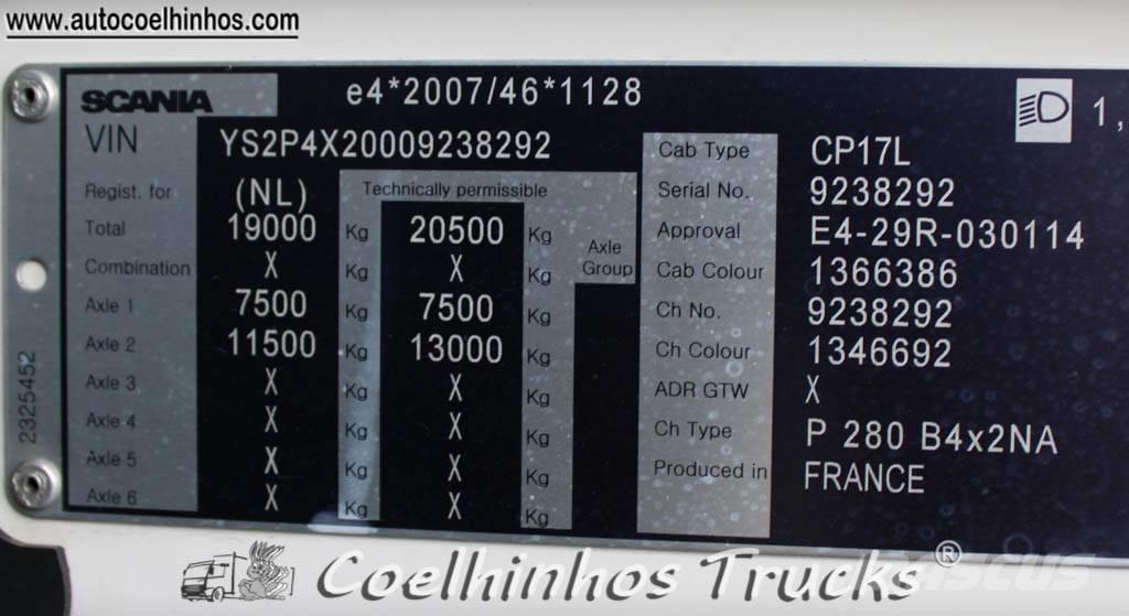 Scania P 280 탑차 트럭