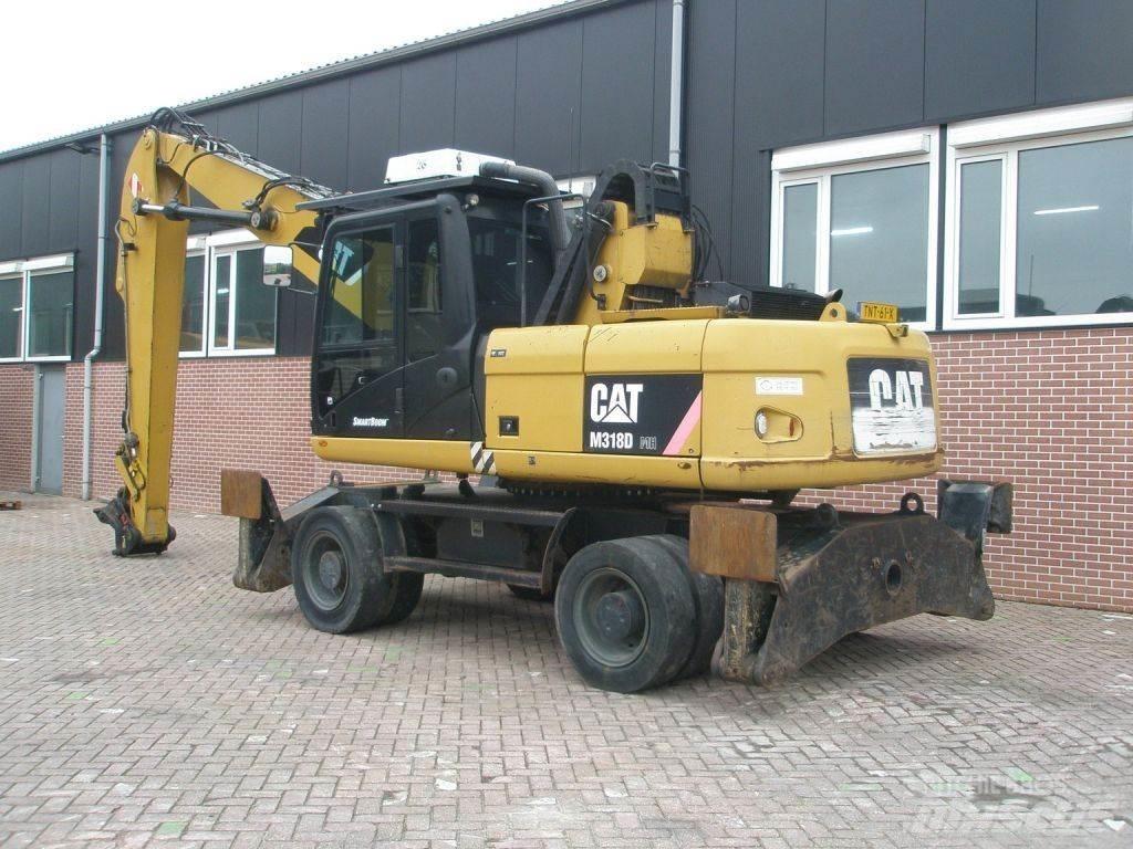 CAT M318D  휠 굴삭기