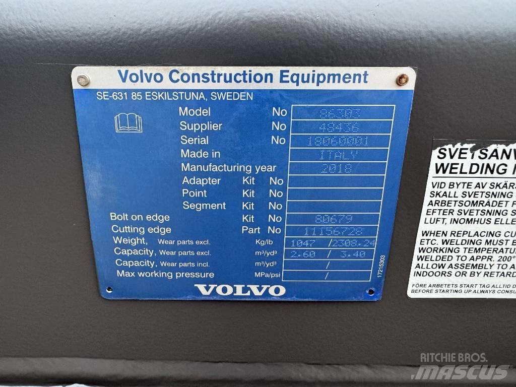 Volvo 2.6m GP Bucket 버켓