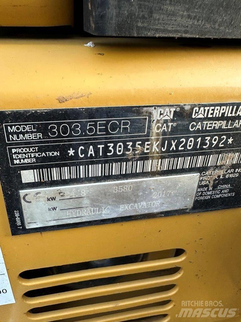 CAT 303.5 E CR 소형 굴삭기 7톤 미만