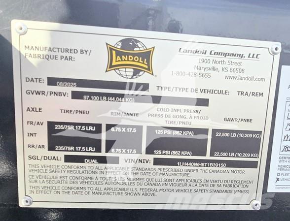 Landoll 440B 로우 로더-세미 트레일러