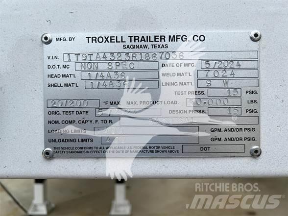Troxell 130BBL 탱커 세미 트레일러