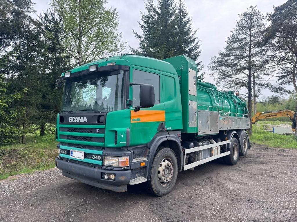 Scania P 114 콤비/진공 트럭