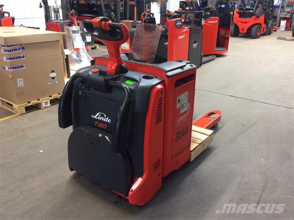 Linde T20AP 보행식 리치 지게차