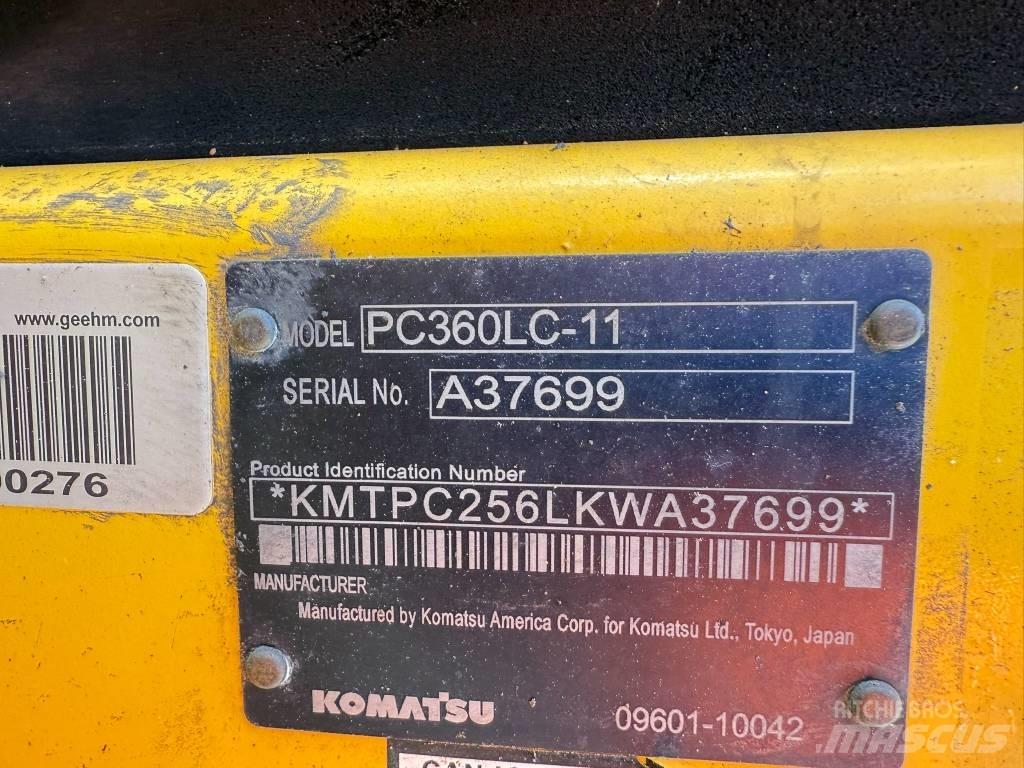 Komatsu PC360LC-11 대형 굴삭기 29톤 이상