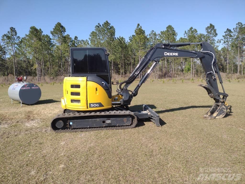 DEERE 50G 소형 굴삭기 7톤 미만