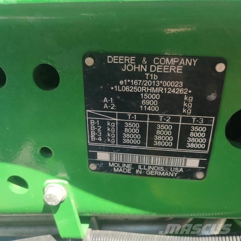 John Deere 6250R 트랙터