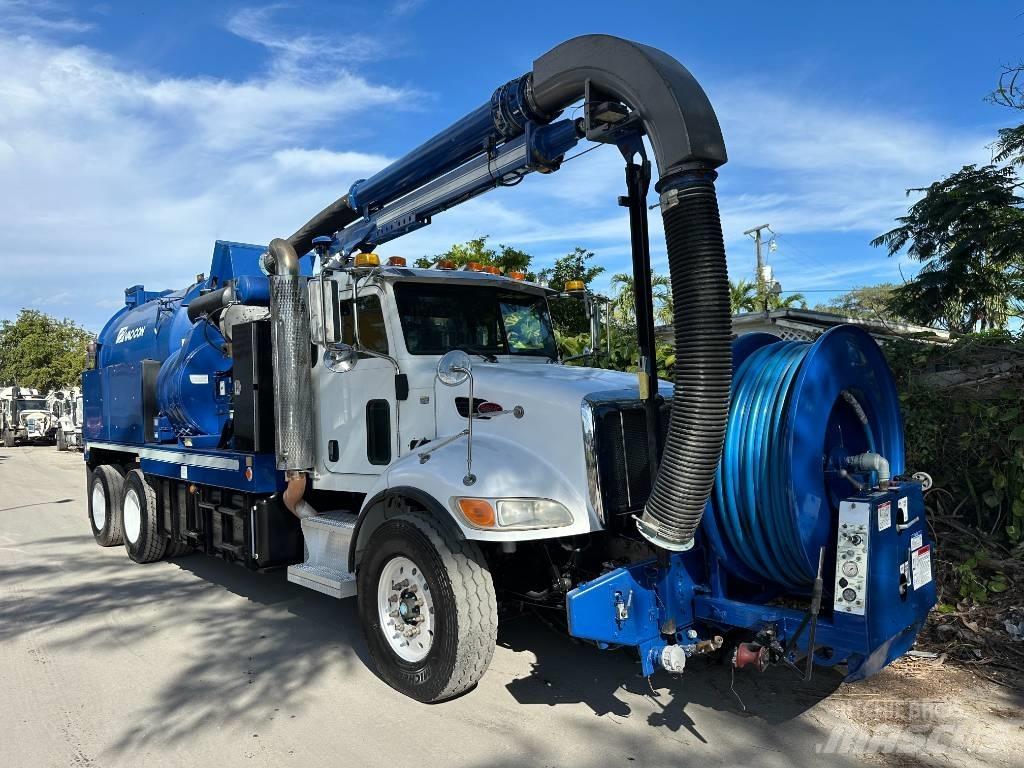 Peterbilt 340 콤비/진공 트럭