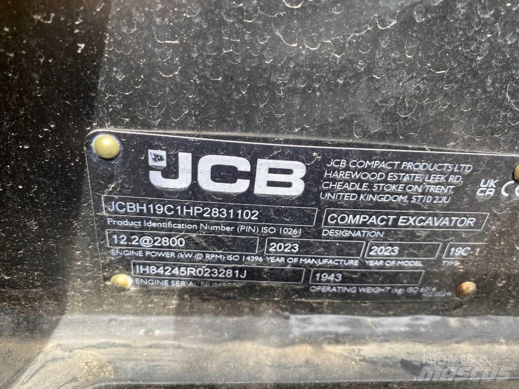 JCB 19 C-1 소형 굴삭기 7톤 미만